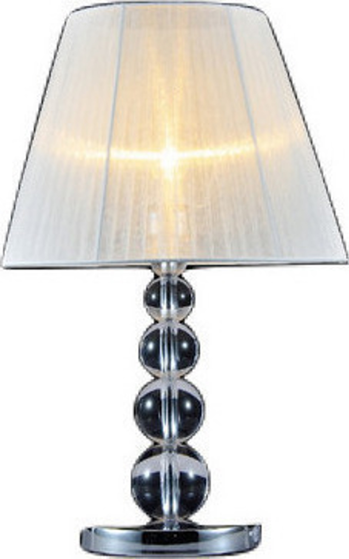 ACA Epitrapezio Fotistiko Metalliko/ufasmatino 'Olivia' Lefko/Xromio E27 35X35cm AD477211