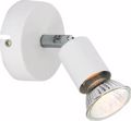 ACA Spot Metalliko 'Trinity' Lefko GU10 8X8cm MC634WH1