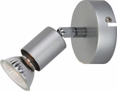 ACA Σποτ Μεταλλικό 'Trinity' Ασημί GU10 8Χ8cm MC634SL1