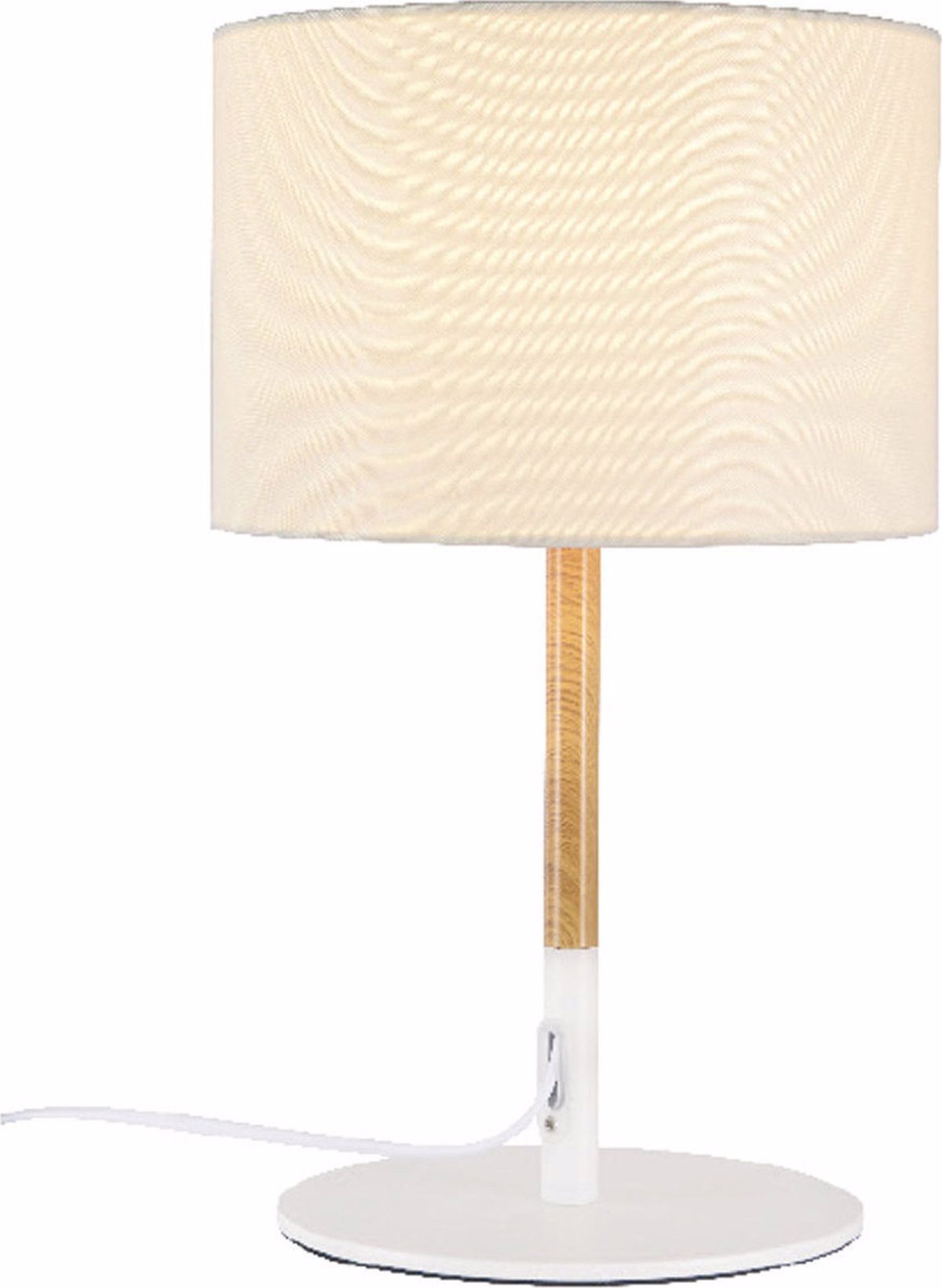 ACA Epitrapezio Fotistiko  Metalliko/Xulino 'Yasmine' Lefko E27 25X41cm OD6508TWH
