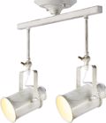 ACA 2Foto Spot Metalliko 'Pompeii' Lefko/Xruso E27 44X38cm OD61012AW