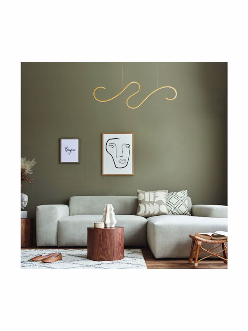 ACA Fotistiko Orofis Alouminiou LED 'Calista' Mavro 3000K 27W YL1809LEDPBK