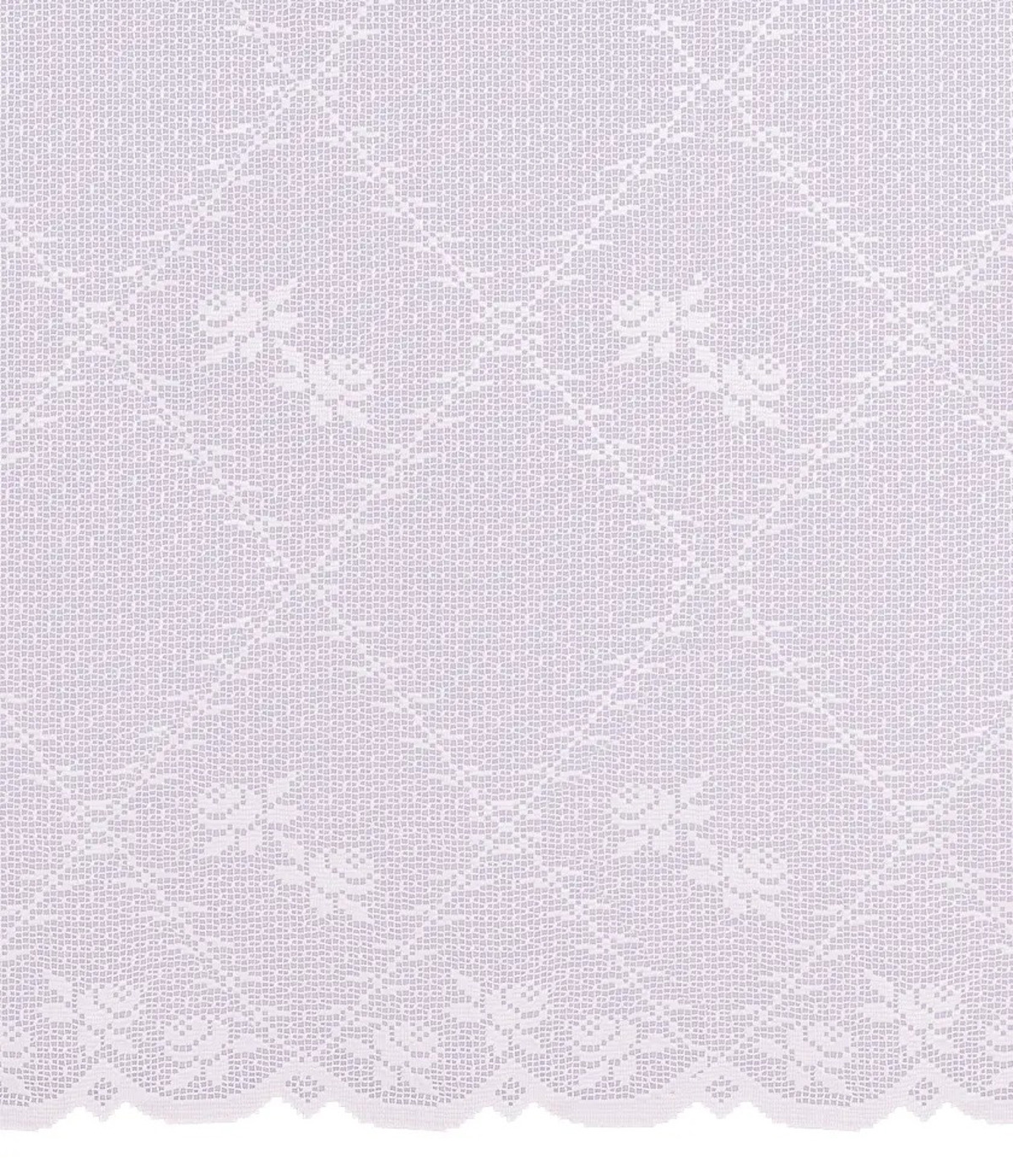 ufasma Diafano 'Karpathos' Plekto me Gometriko/Floral Motibo se 2 Apoxroseis