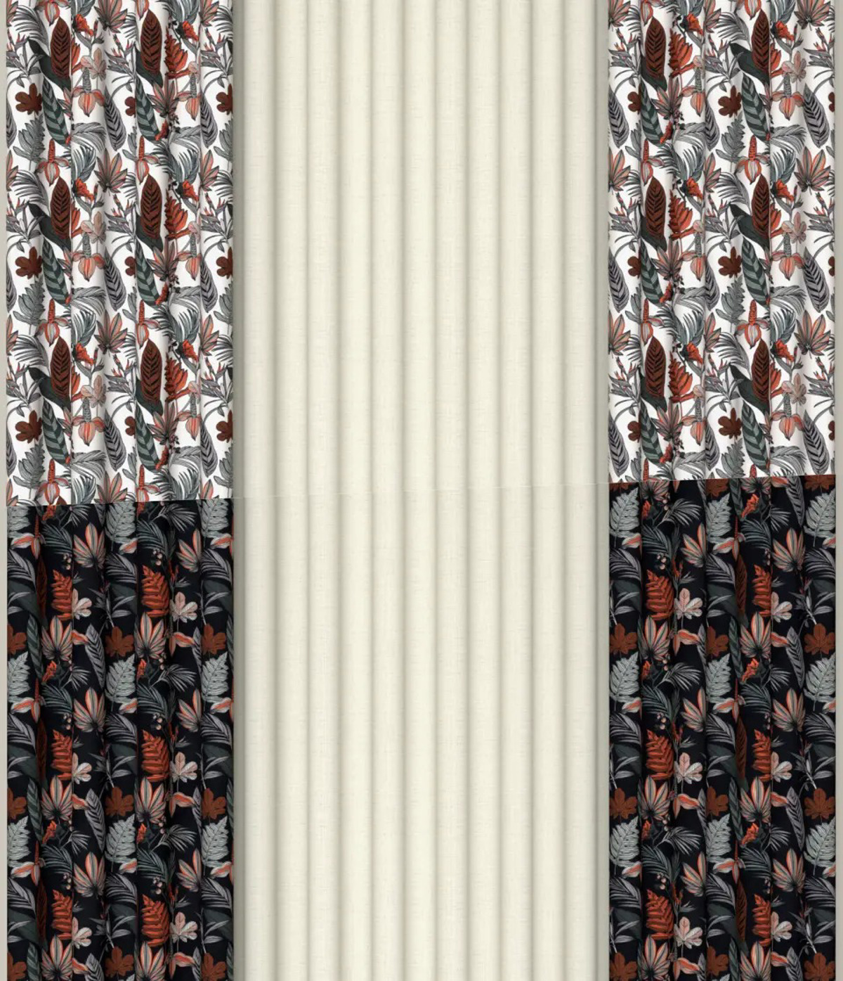 ufasma Emprime Floral 'Atzeko' me Beloudini Soft-Touch ufi se 2 Apoxroseis
