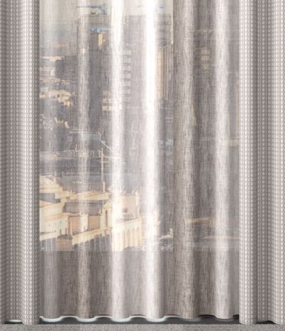 Ύφασμα Γάζα με Μοντέρνο Ombre Μοτίβο 'Irisun' διαθέσιμο σε 5 Αποχρώσεις