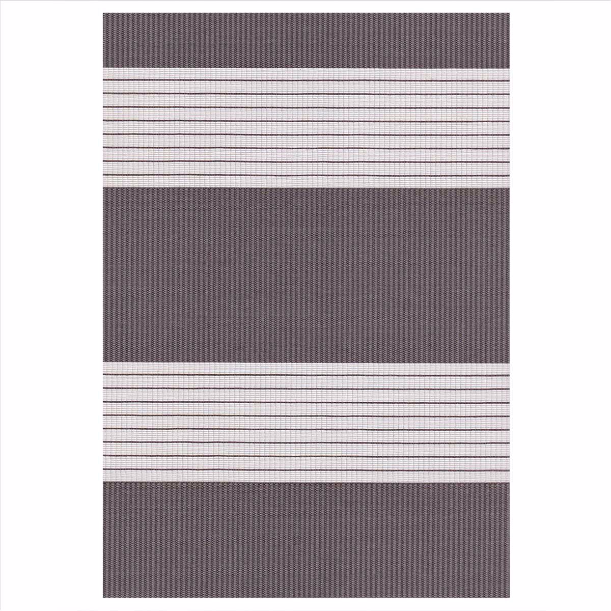 Anartisi Double Roler Ruthmizomenis Skiasis 'Zebra' ZS115 Kafe/Ggri P187xu147cm