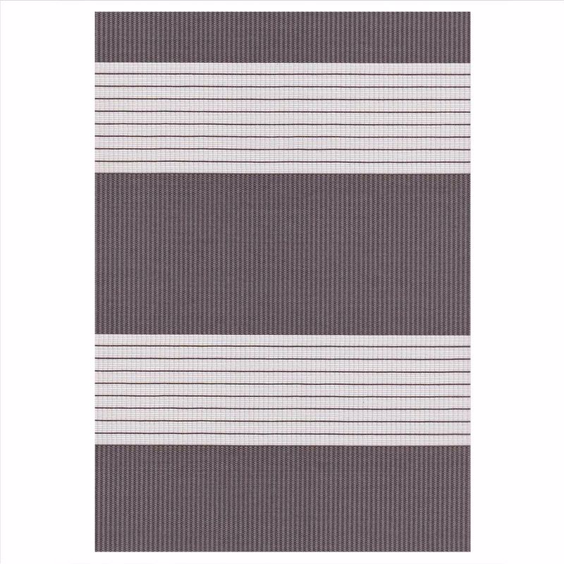 Anartisi Double Roler Ruthmizomenis Skiasis 'Zebra' ZS115 Kafe/Ggri P187xu147cm