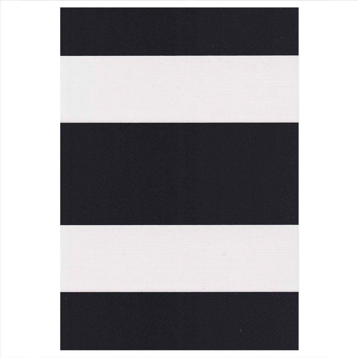 Anartisi Etoimo Blackout 'Zebra' Double Roler ZB134 Mavro P80xu150cm