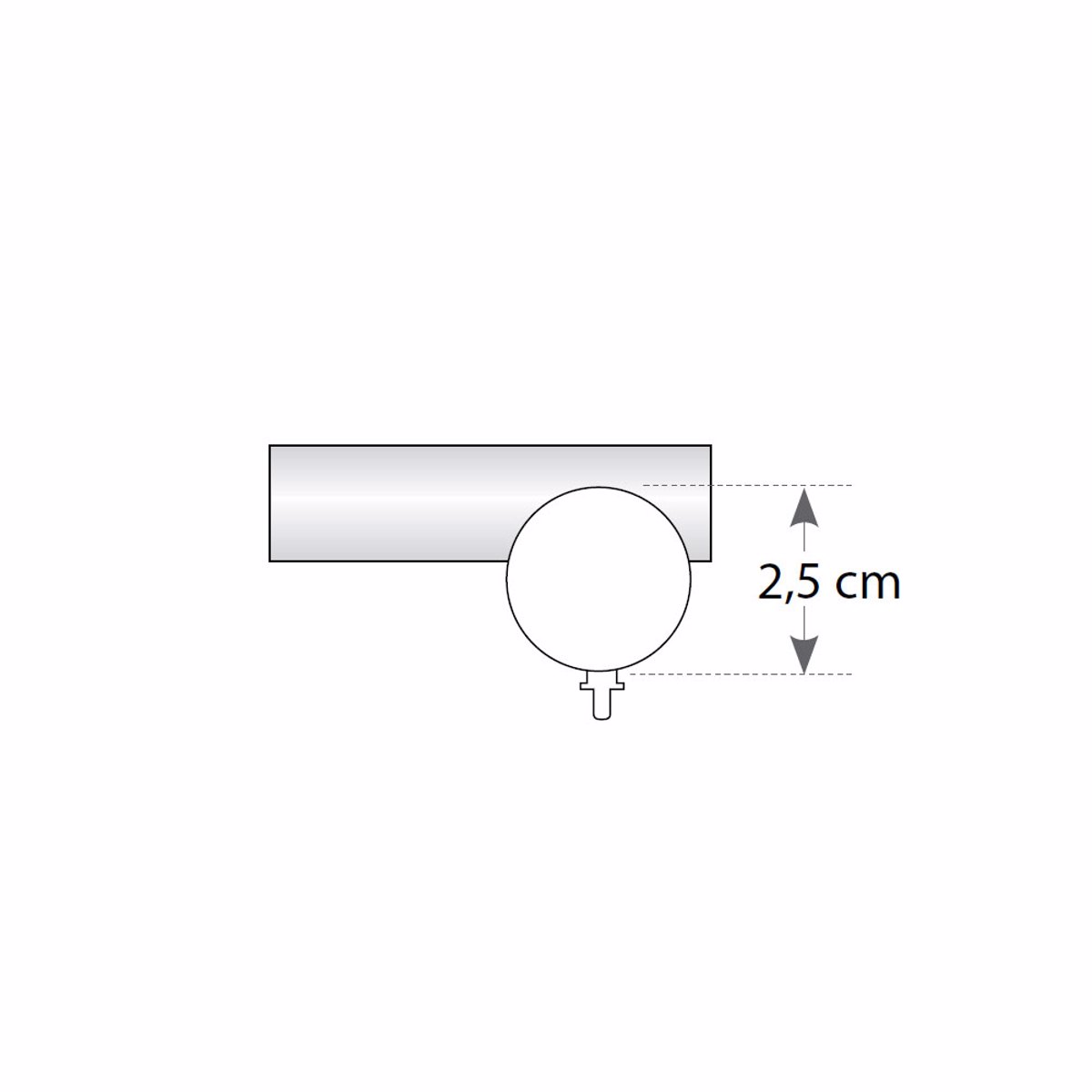 Kourtinoxulo Orofis Mono F25 Soleil S17 Nikel Satine
