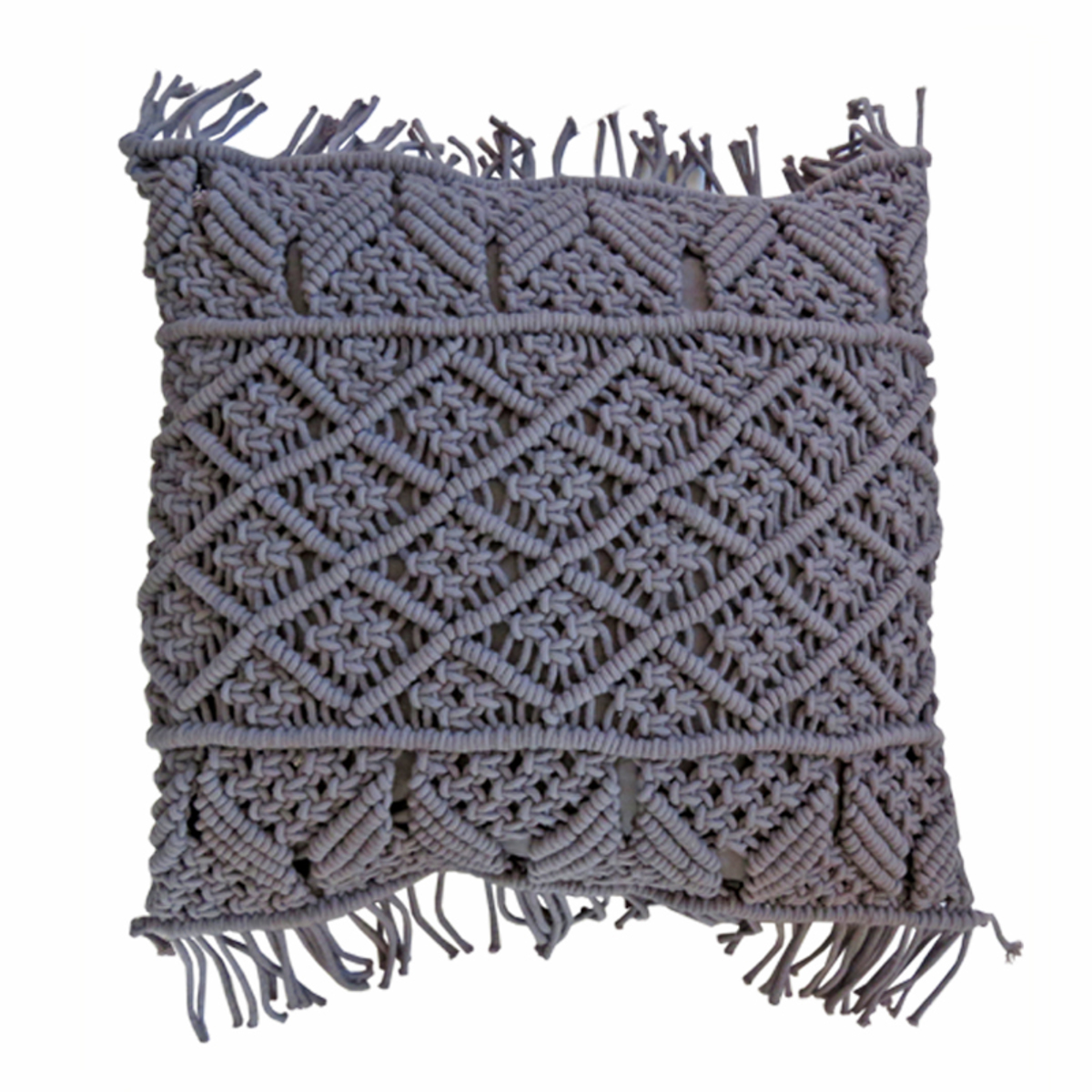 Art et Lumiere DIAKOSMITIKO KALuMMA MAXILARIOu COTTON GRI/MPLE 45X45EK 10285