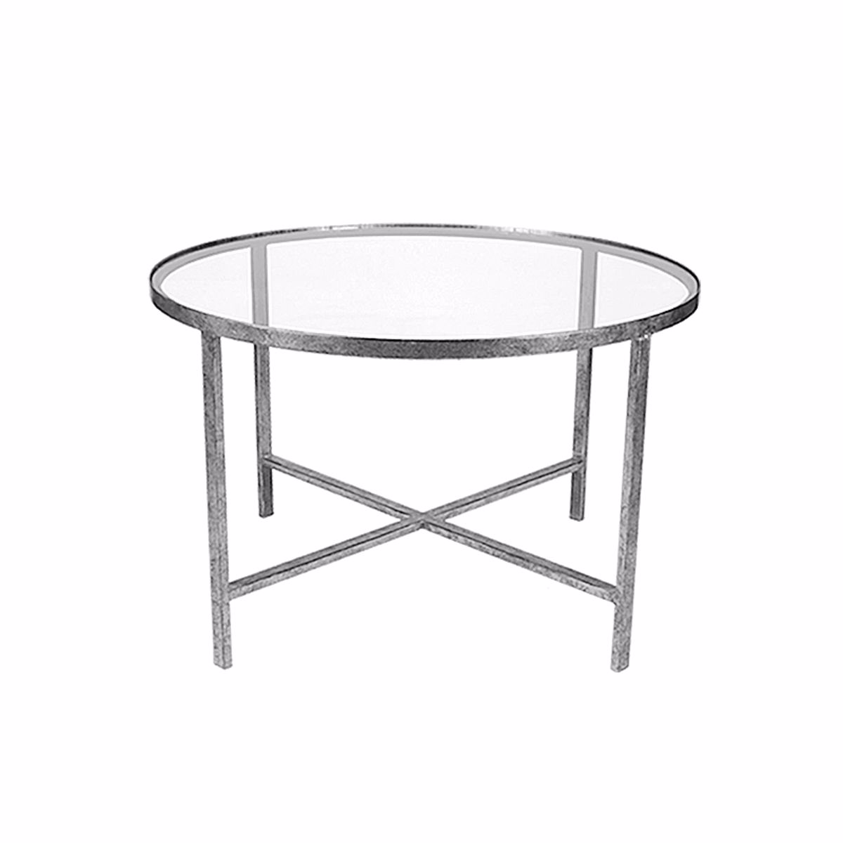 Art et Lumiere TRAPEZI SALONIOu METALLIKO ASIMI ME DIAFANO GALI F80X55EK 10382