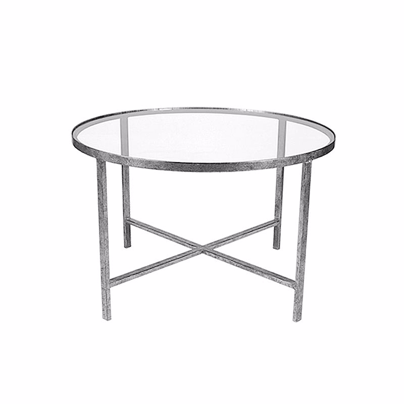 Art et Lumiere TRAPEZI SALONIOu METALLIKO ASIMI ME DIAFANO GALI F80X55EK 10382