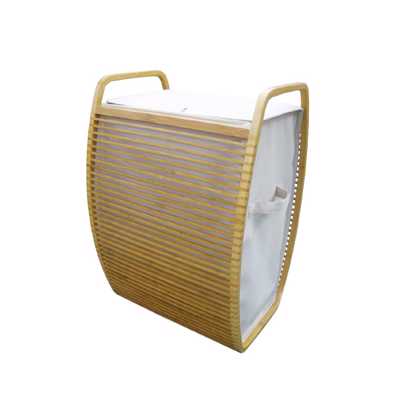 Dimitracas Καλάθι Απλύτων RAINBOW Urn Φυσικό από Bamboo 40x60x35cm 05062.001