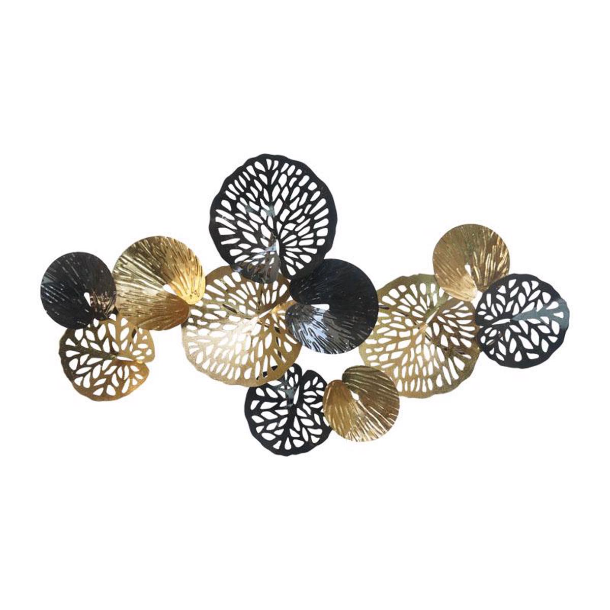 Fylliana Diakosmitiko Toixou 773 Metalliko Mavro/Xruso 100x5.5x58cm 161-221-165