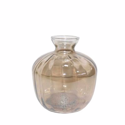 InTheBox BALLON Βάζο Γυάλινο Μελί Φ12x13cm 026471