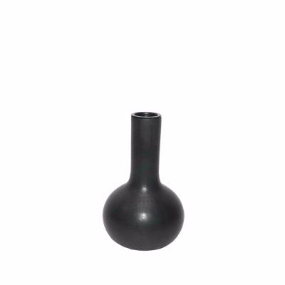 InTheBox SCANDI Κηροπήγιο Ξύλινο Μαύρο Φ8x13cm 026491