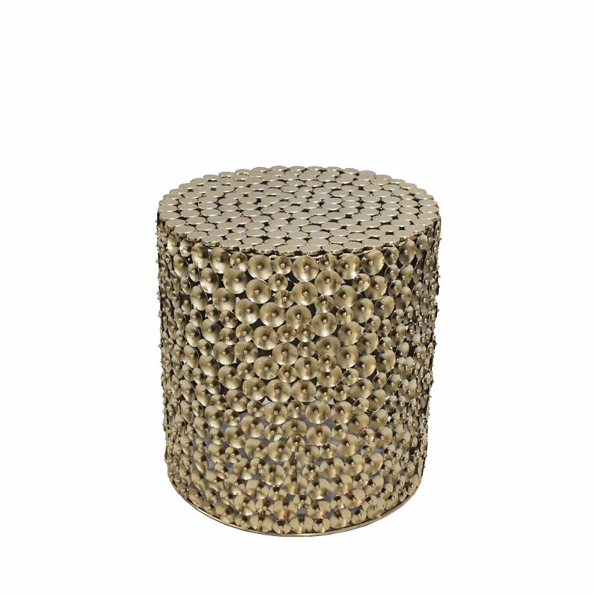 Liberta POPPY Set ton 2 Coffee Table Metalliko Xruso Antique F44x46.5cm 04-0856
