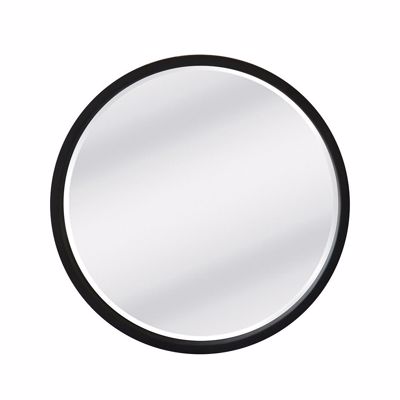 Liberta CIRCLE Καθρέπτης Τοίχου Μαύρος Φ62x4.8cm 11-0152