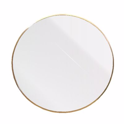 Liberta ROUNDY Καθρέπτης Τοίχου Αλουμινίου Χρυσός Φ80cm 11-0479