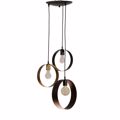NG Santas Kremasto 3foto Fotistiko Orofis Metalliko Kafe Skouria/Mavro E27 30cm 201-A-3