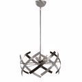 NG Santas Kremasto 3foto Fotistiko Orofis Metalliko Nikel Mat/Anthraki G9 35X23cm 344-3-NM/ANThRAKI