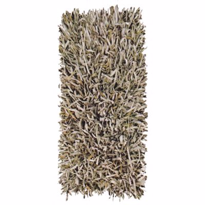 ΠΕΡΣΙΚΑ Χαλί Δερμάτινο 'Leather Rugs Shaggy' 10606 Beige 70x130cm PRS030571