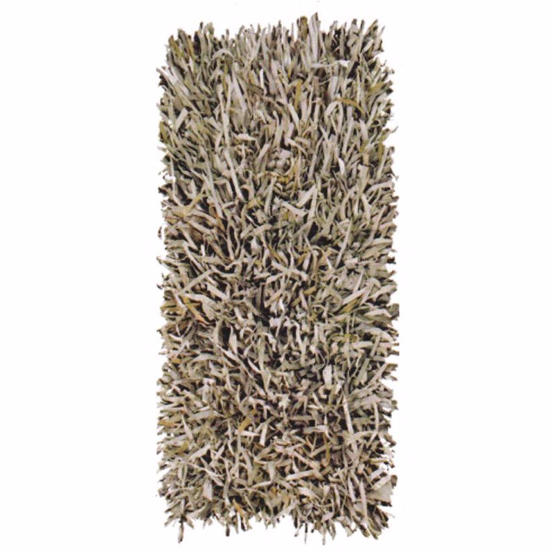 PERSIKA Xali Dermatino 'Leather Rugs Shaggy' 10606 Beige 70x130cm PRS030571