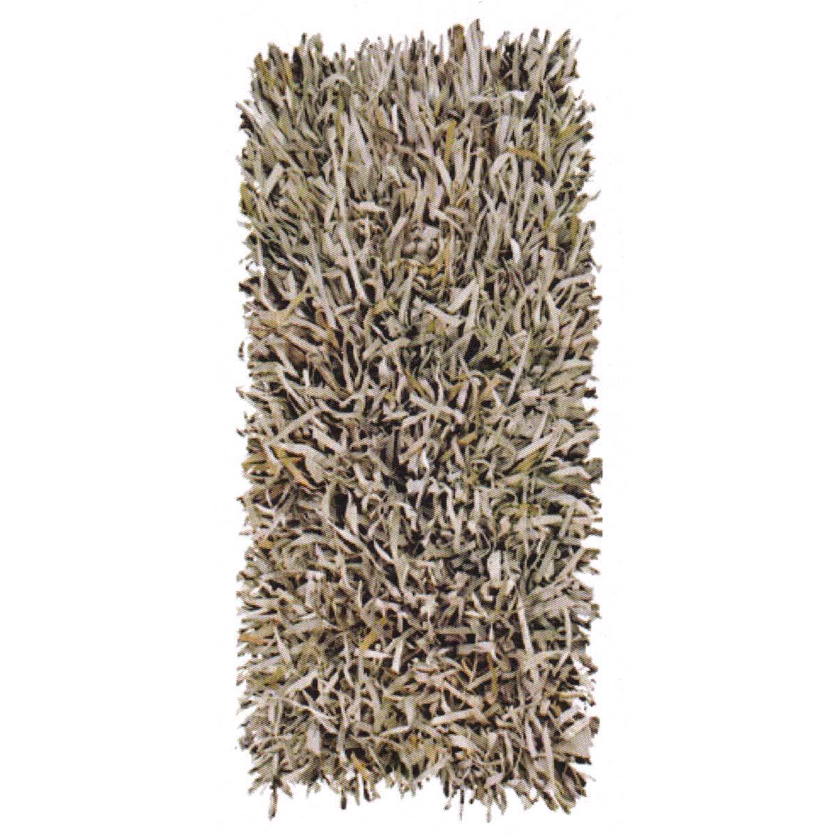 PERSIKA Xali Dermatino 'Leather Rugs Shaggy' 10606 Beige 70x130cm PRS030571