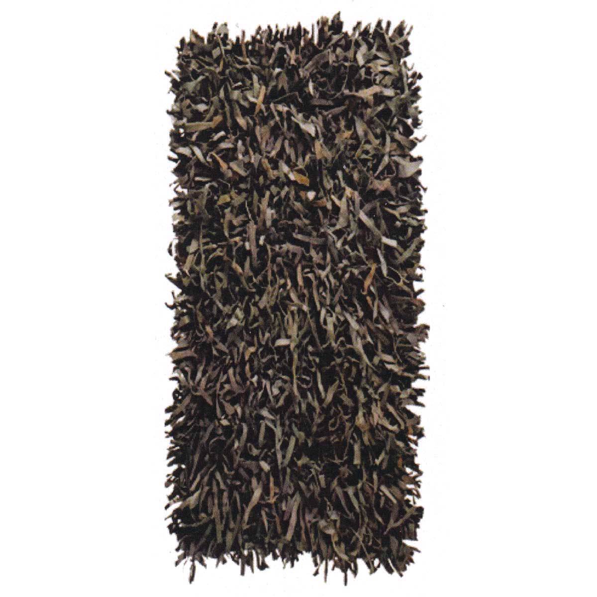 PERSIKA Xali Dermatino 'Leather Rugs Shaggy' 040624-08 Coffee 70x130cm PRS030576
