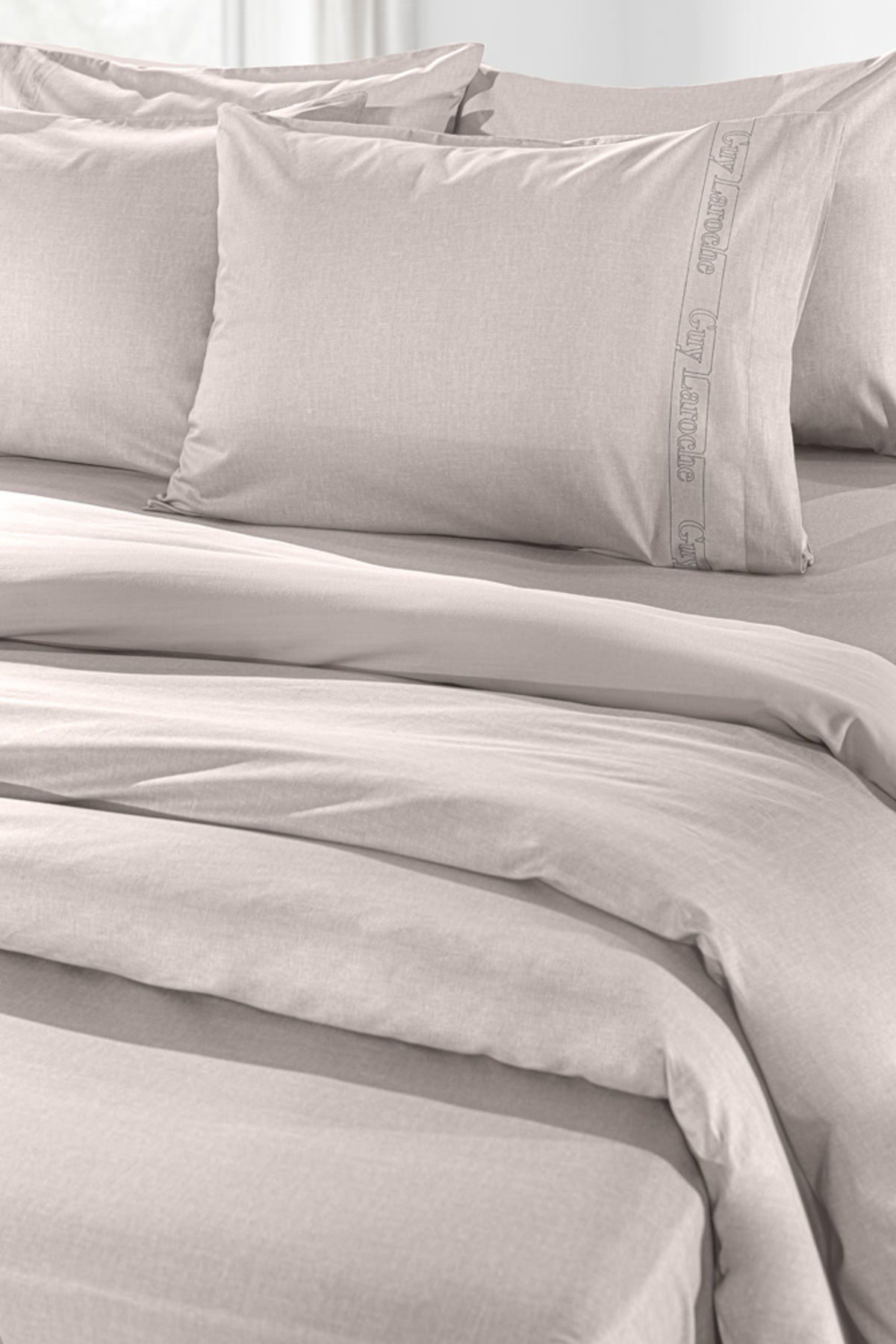 Guy Laroche Mono Sentoni Easy Iron me Lastixo Color Plus Melanze 100x200cm