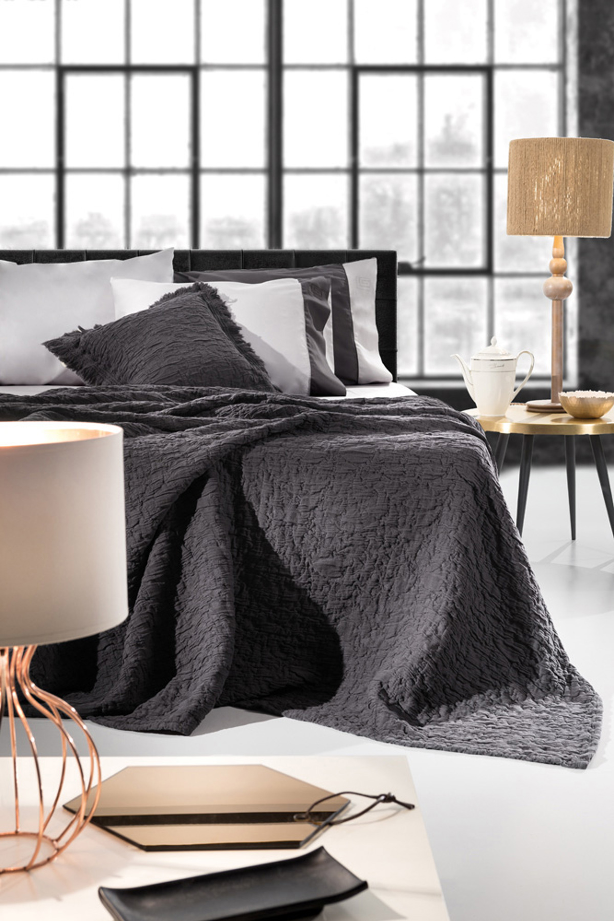 Guy Laroche Kalumma krebatiou TIMES Anthracite 240x260EK 1113351120022