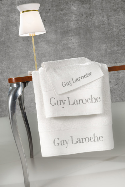 Guy Laroche Σετ πετσέτες μπάνιου 3τμχ FUTURA White 1122090214006