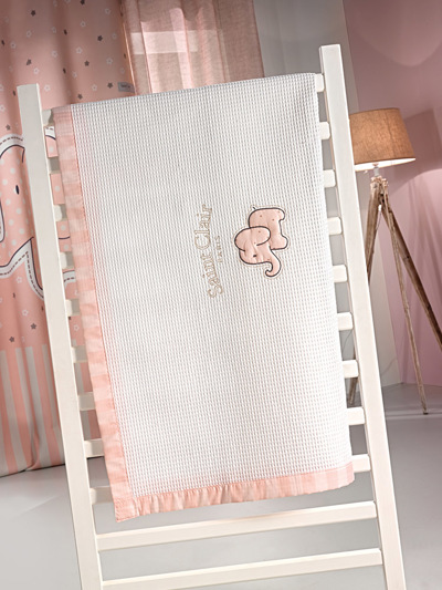 Saint Clair Κουβέρτα bebe pink πικέ 110x150EK  1713090215000
