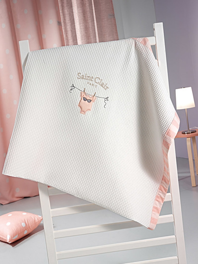 Saint Clair Κουβέρτα bebe AUDREY πικέ 110x150EK  1713090215004