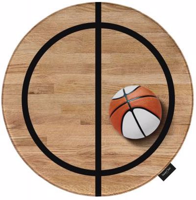 SAINT CLAIR Στρογγυλό Χαλί softy HOOP Δ100ΕΚ 1787086221014