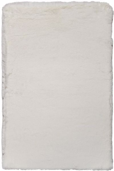 ΠΕΡΣΙΚΑ Γούνινο Χαλί 'Lagos' 68556 White Μονόχρωμο 60x90cm PRS030700