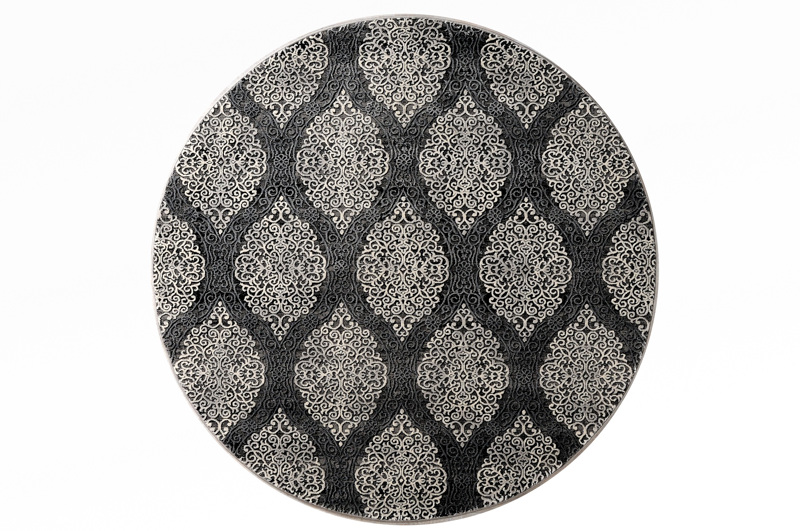Tzikas Carpets Strongulo Xali ELITE Mavro/Asimi F160cm 23090-0995