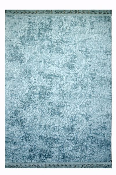 Tzikas Carpets Χαλί Διάδρομος SOFT Πράσινο-Μέντα 80x150cm 25167-040