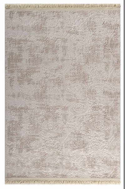 Tzikas Carpets Χαλί Διάδρομος SOFT Λευκό-Κρεμ 80x150cm 25167-060