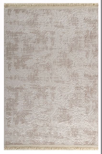 Tzikas Carpets Χαλί Διάδρομος SOFT Λευκό-Κρεμ 80x150cm 25167-060