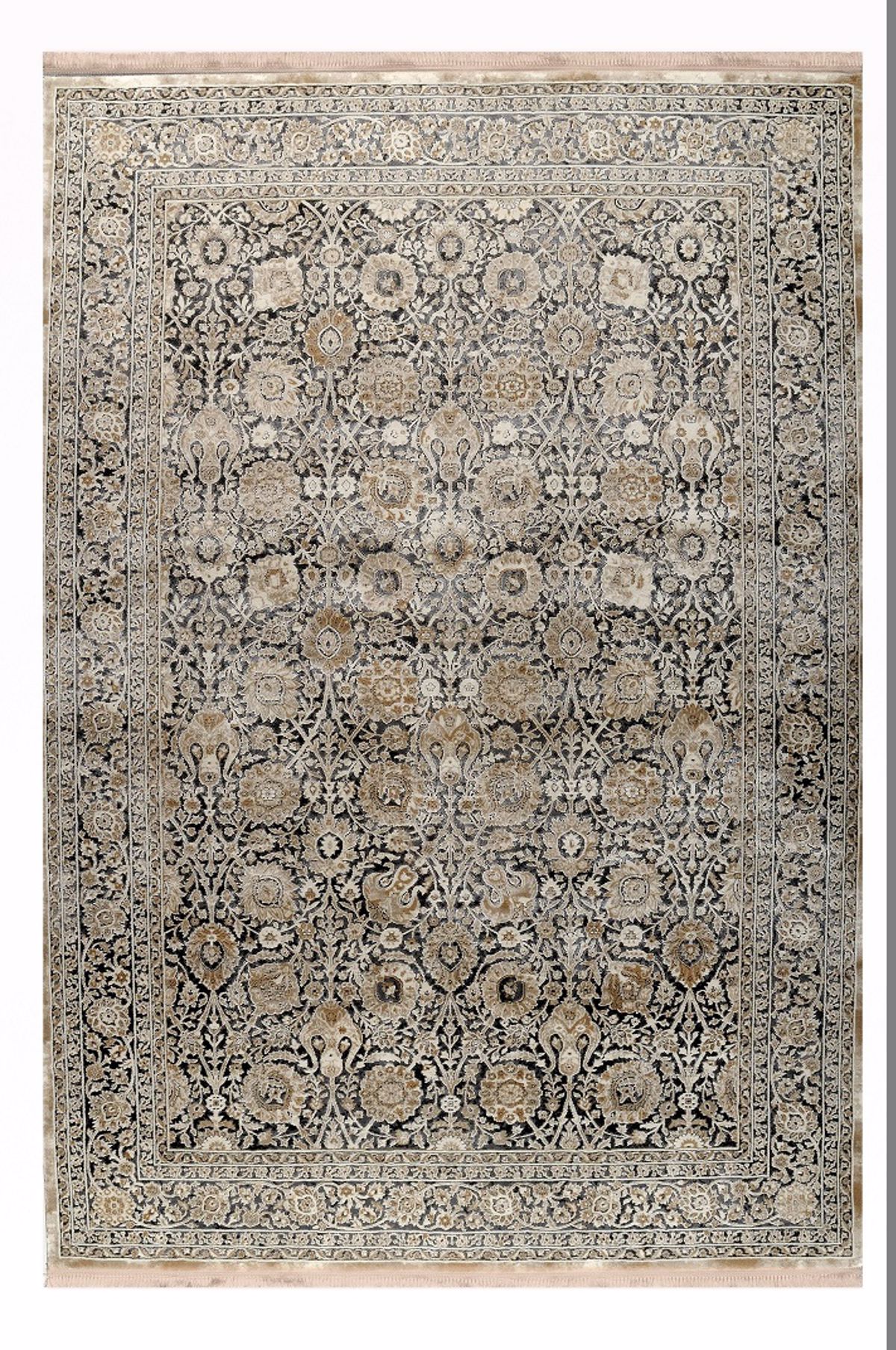 Tzikas Carpets Set Xalia Krebatokamaras SERENITY Kafe/Ggri 67x150/67x230 20619-956