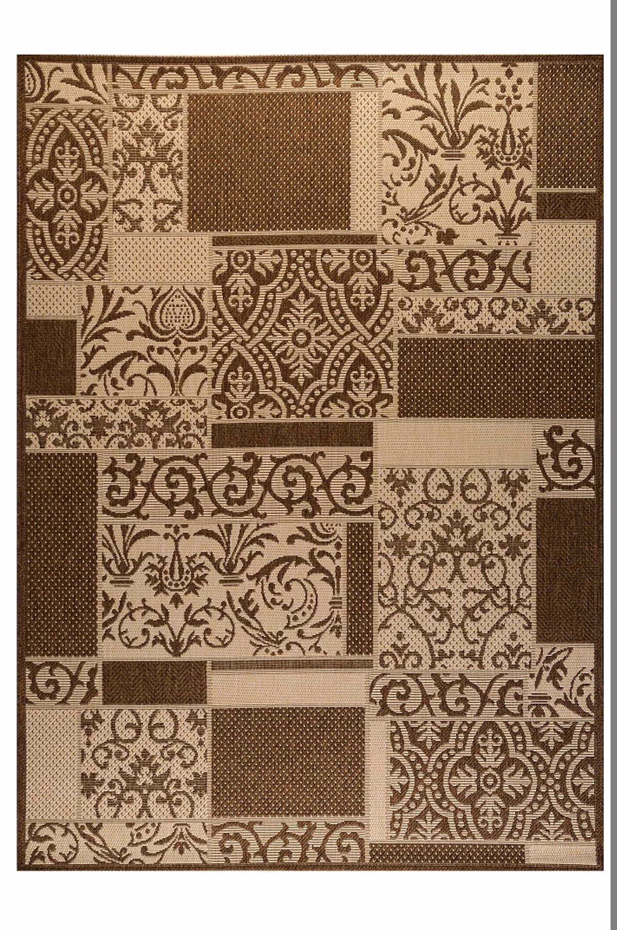 Tzikas Carpets Xali MAESTRO Bez/Kafe 133x190cm 16409-870