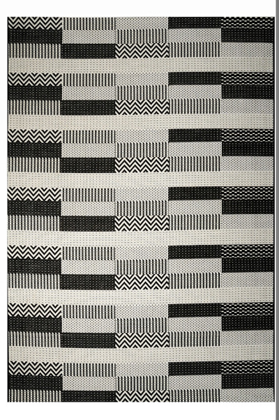 Tzikas Carpets Χαλί MAESTRO Μαύρο/Κρεμ 133x190cm 32005-961