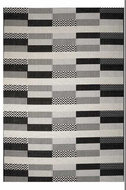 Tzikas Carpets Χαλί MAESTRO Μαύρο/Κρεμ 160x230cm 32005-961