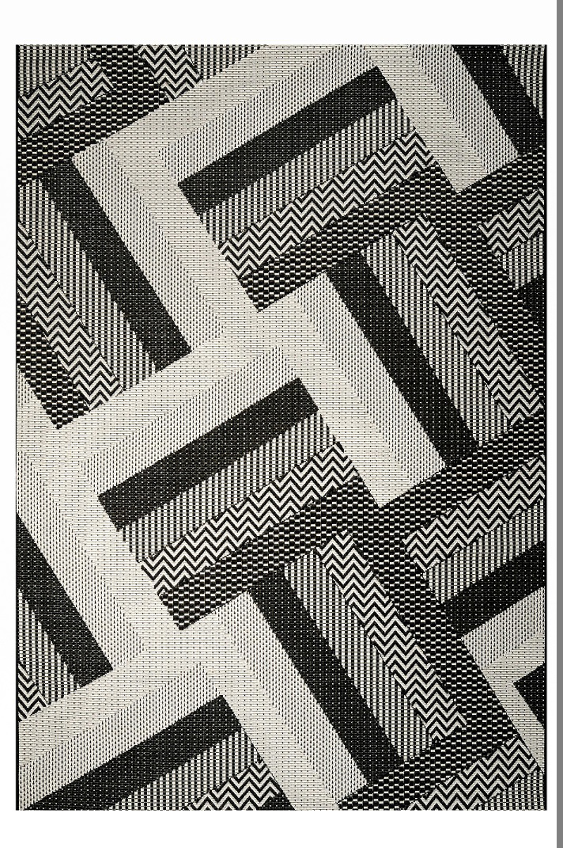 Tzikas Carpets Xali MAESTRO Mavro/Krem 160x230cm 32006-960
