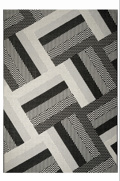 Tzikas Carpets Xali MAESTRO Mavro/Krem 200x250cm 32006-960