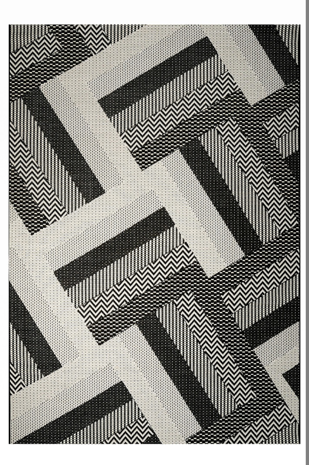Tzikas Carpets Xali MAESTRO Mavro/Krem 200x250cm 32006-960