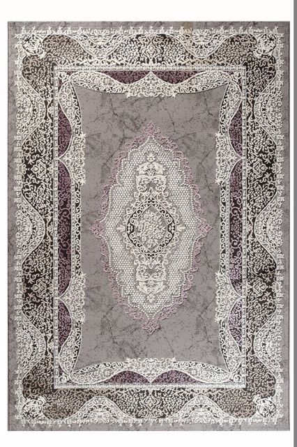 Tzikas Carpets Σετ Χαλιά Κρεβατοκάμαρας ELEMENTS Μωβ 67x150/67x230 30782-051