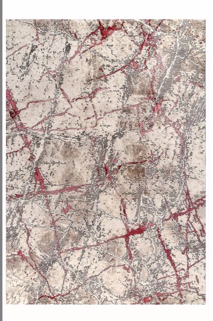 Tzikas Carpets Σετ Χαλιά Κρεβατοκάμαρας ELEMENTS Γκρι/Ροζ 67x150/67x230 31277-955
