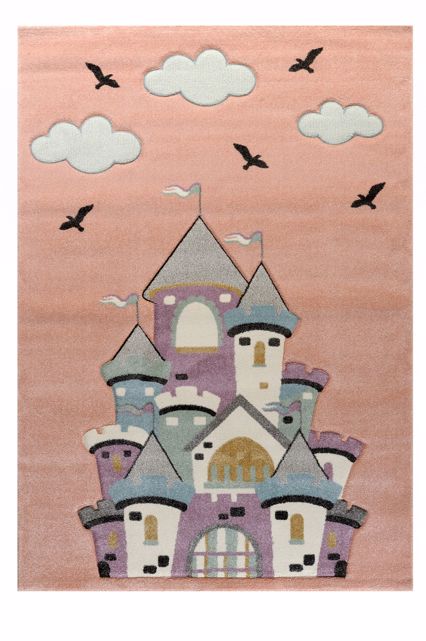 Tzikas Carpets Παιδικό Χαλί DIAMOND Ροζ 160x230cm 64046-055